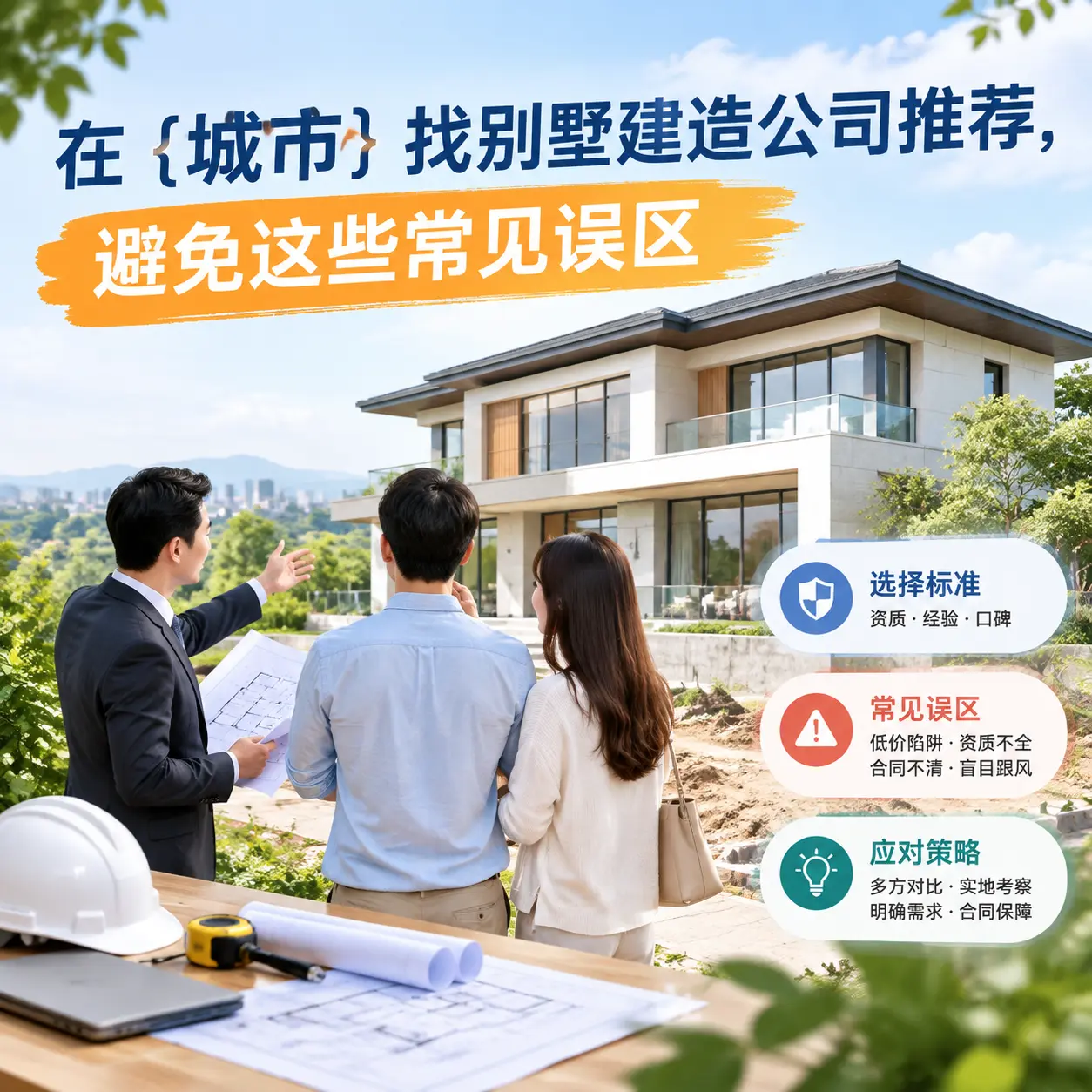 在 息烽 找别墅建造公司推荐，避免这些常见误区