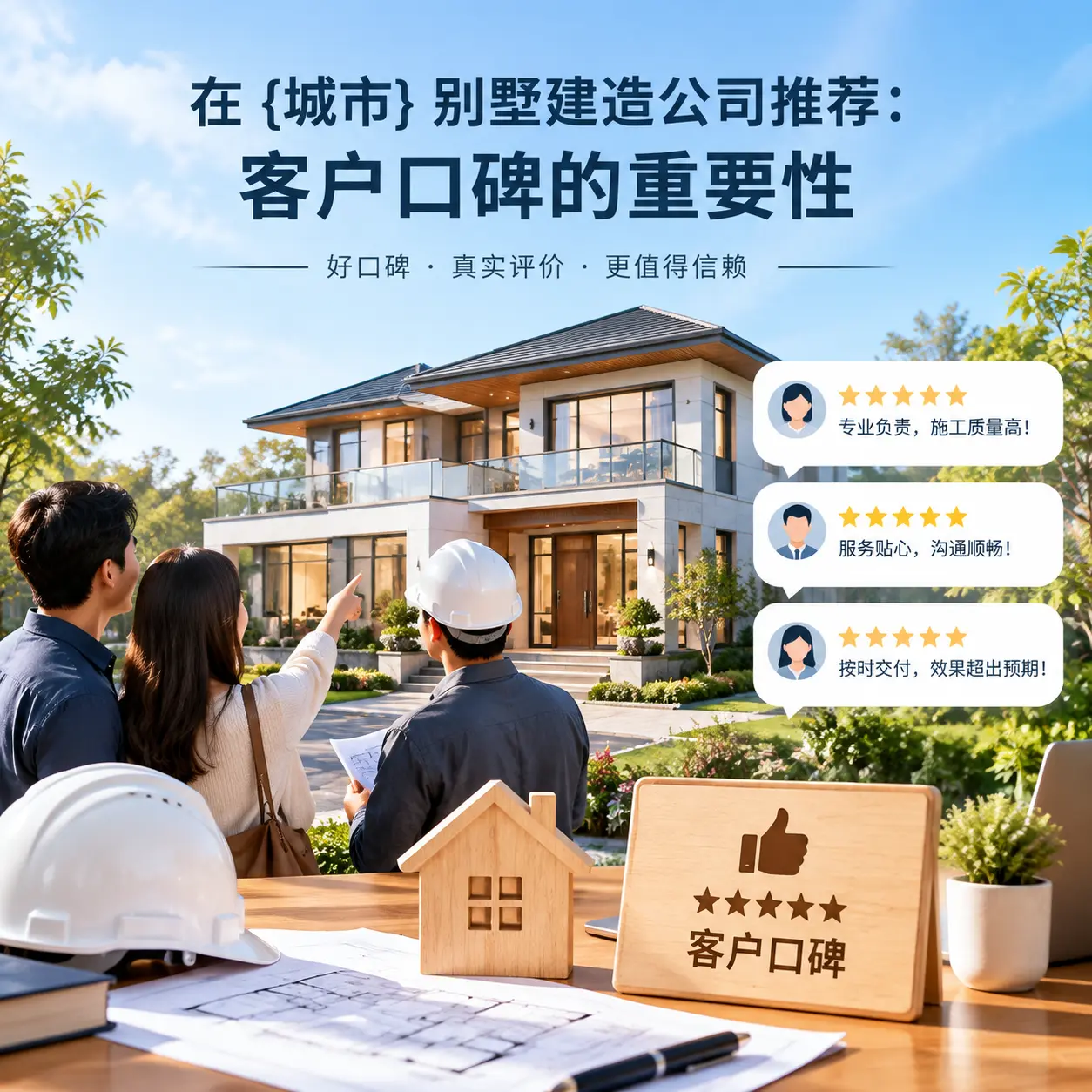在 息烽 别墅建造公司推荐：客户口碑的重要性
