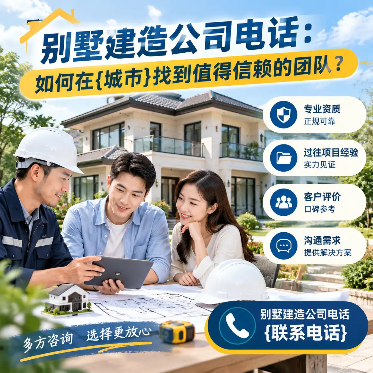 别墅建造公司电话：如何在息烽找到值得信赖的团队？