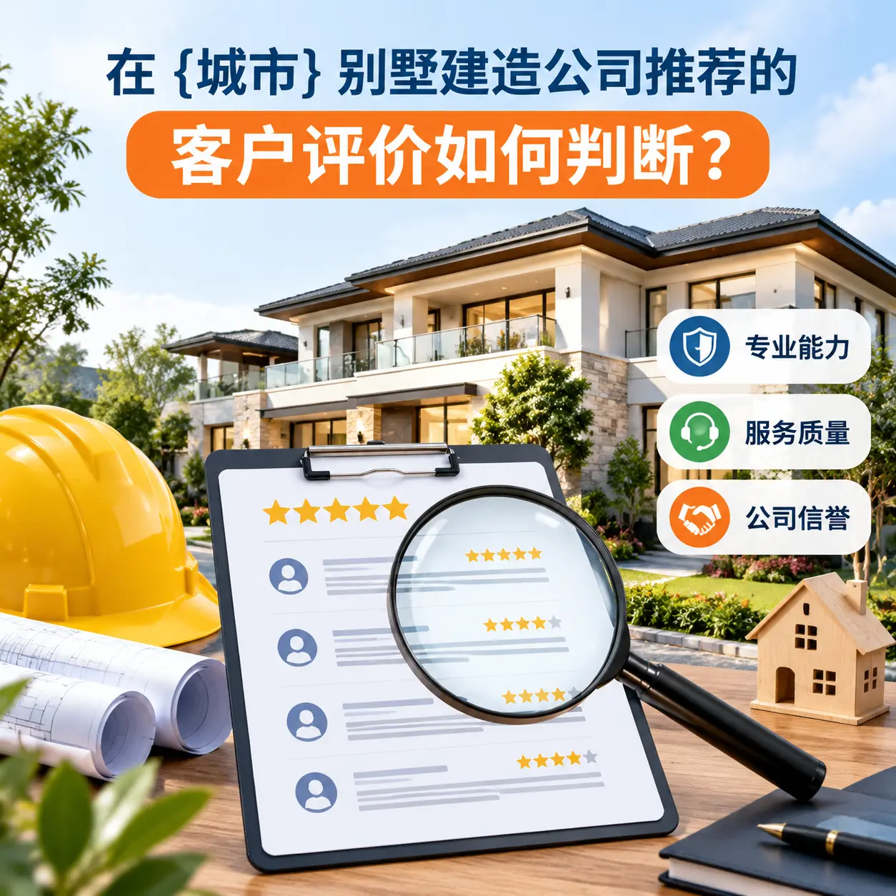 在 息烽 别墅建造公司推荐的客户评价如何判断？