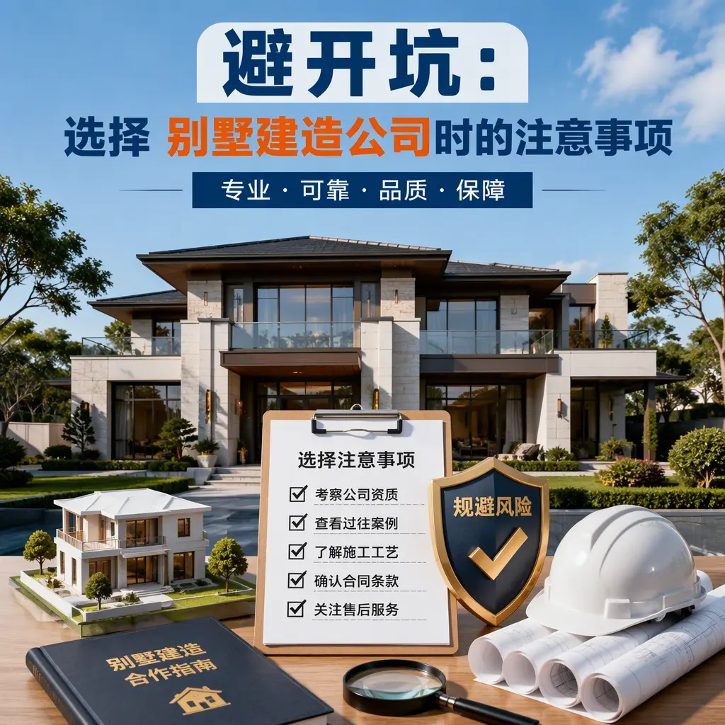 避开坑：选择 息烽 别墅建造公司时的注意事项