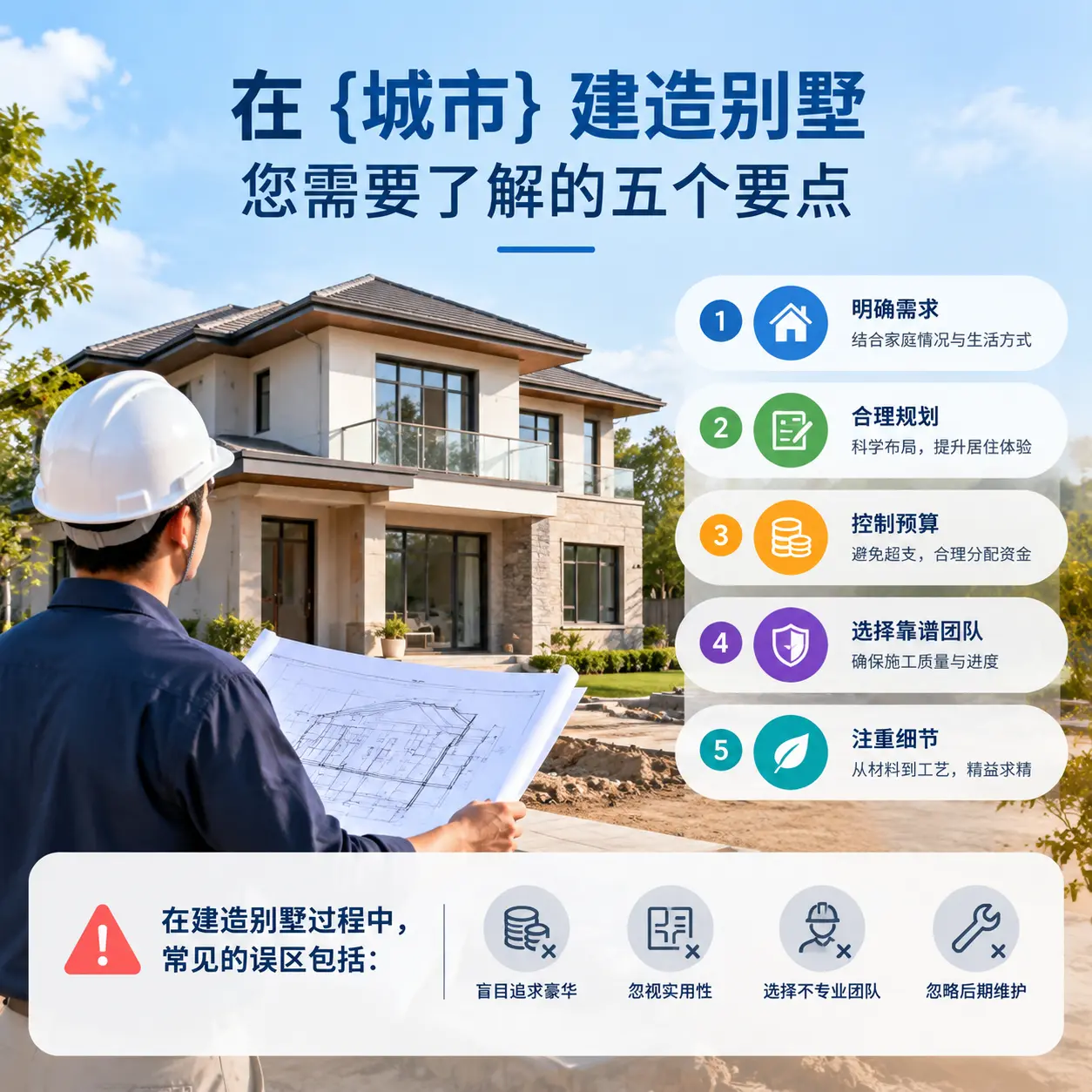 在 息烽 建造别墅，您需要了解的五个要点