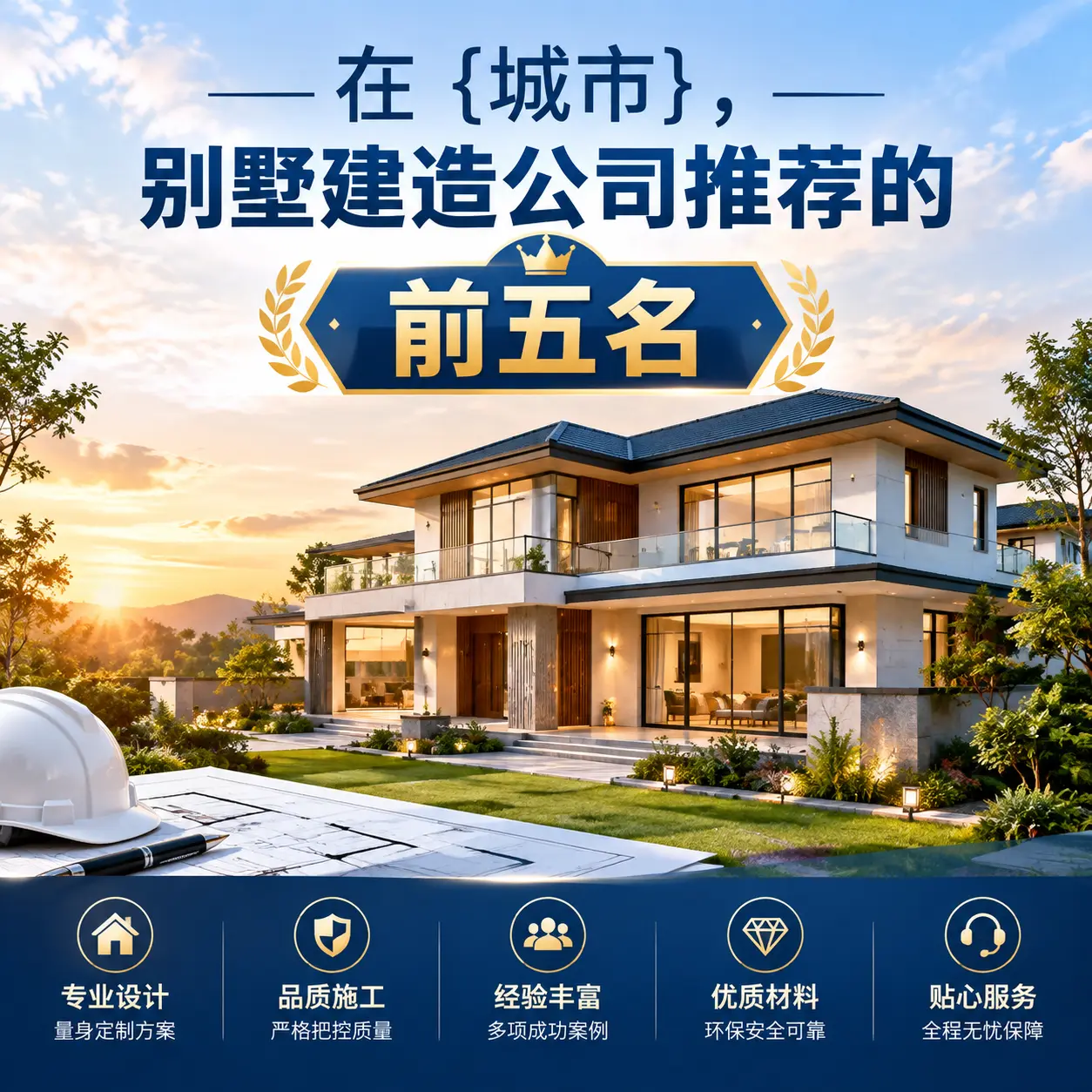 在 息烽，别墅建造公司推荐的前五名
