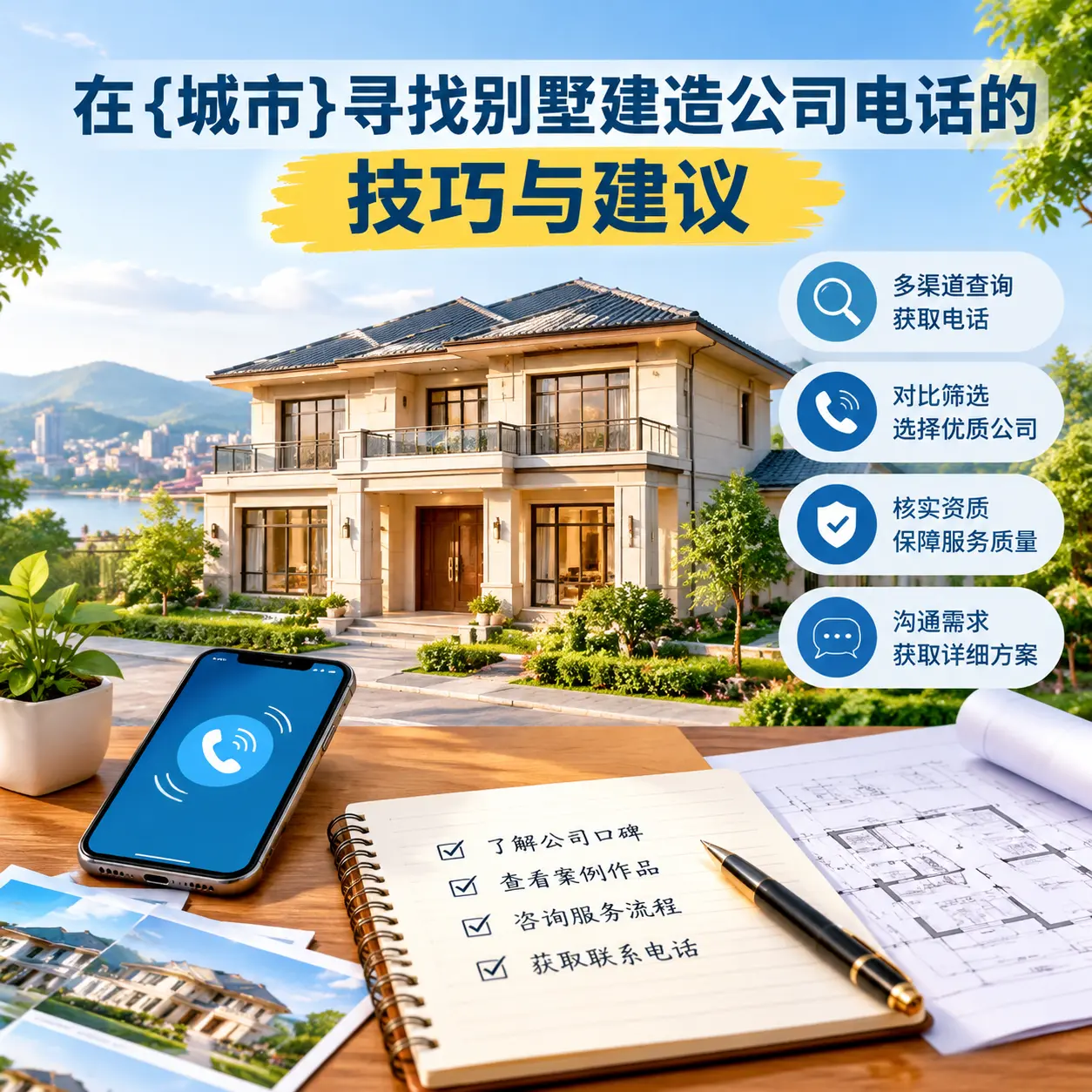 在息烽寻找别墅建造公司电话的技巧与建议