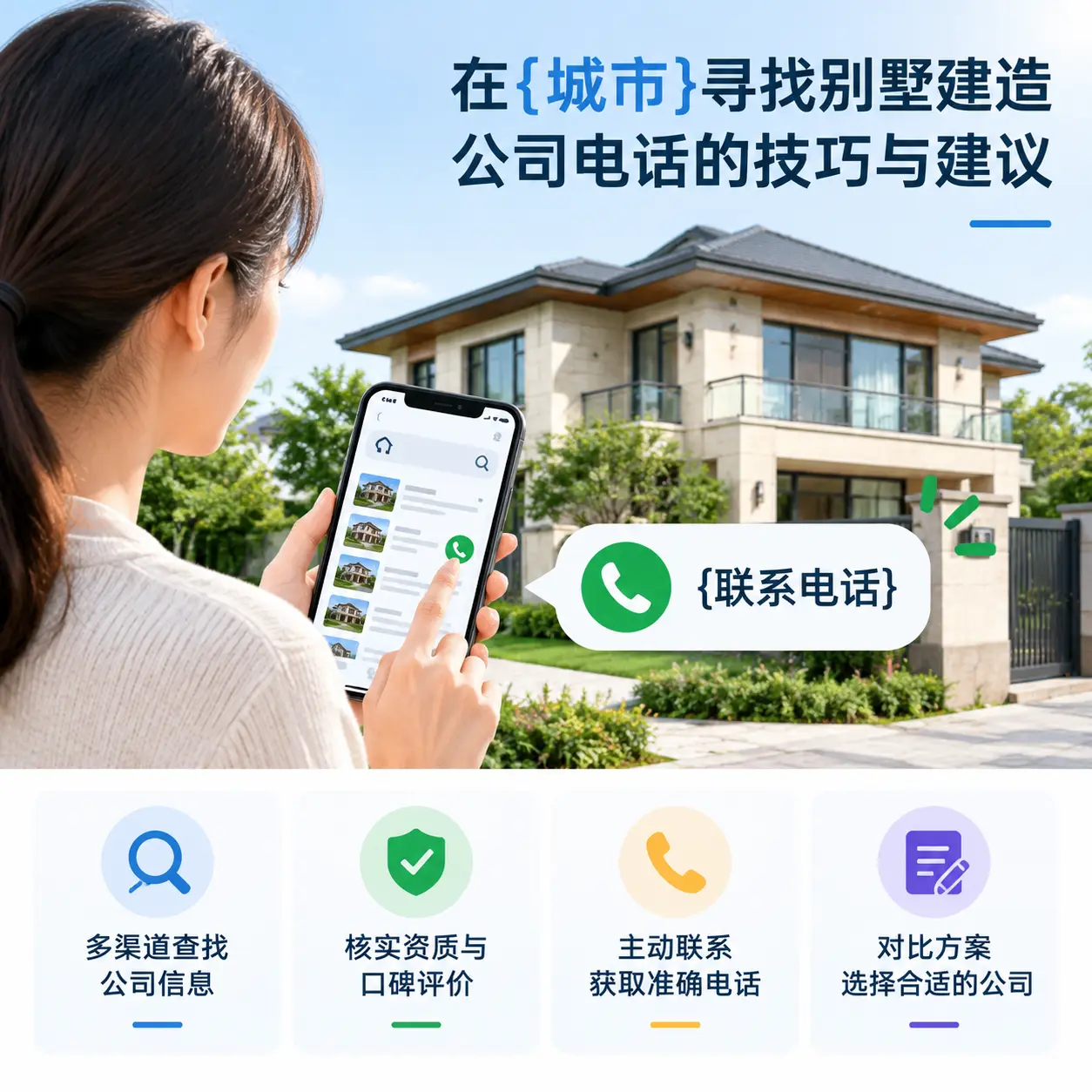 在息烽寻找别墅建造公司电话的技巧与建议