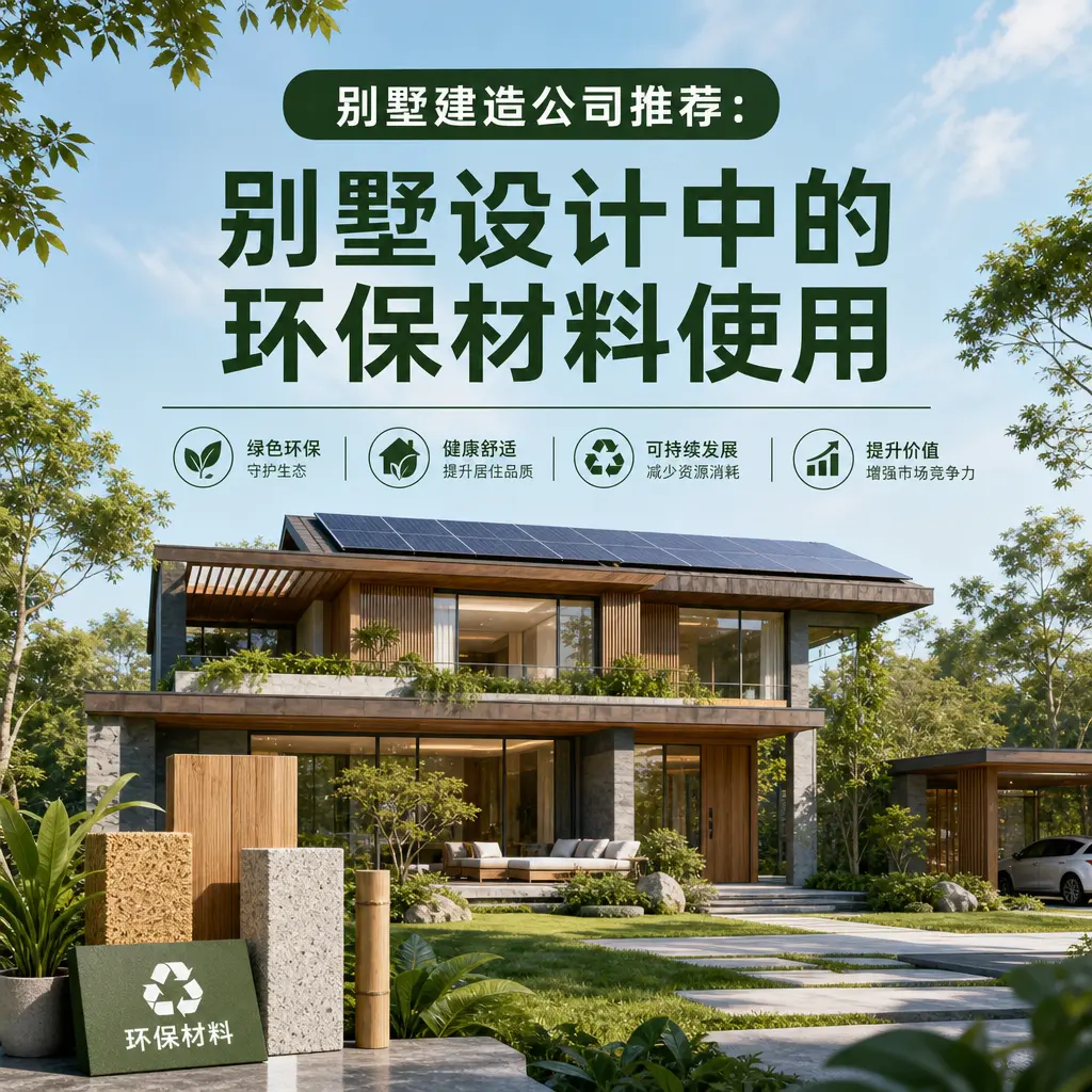 别墅建造公司推荐： 息烽 别墅设计中的环保材料使用