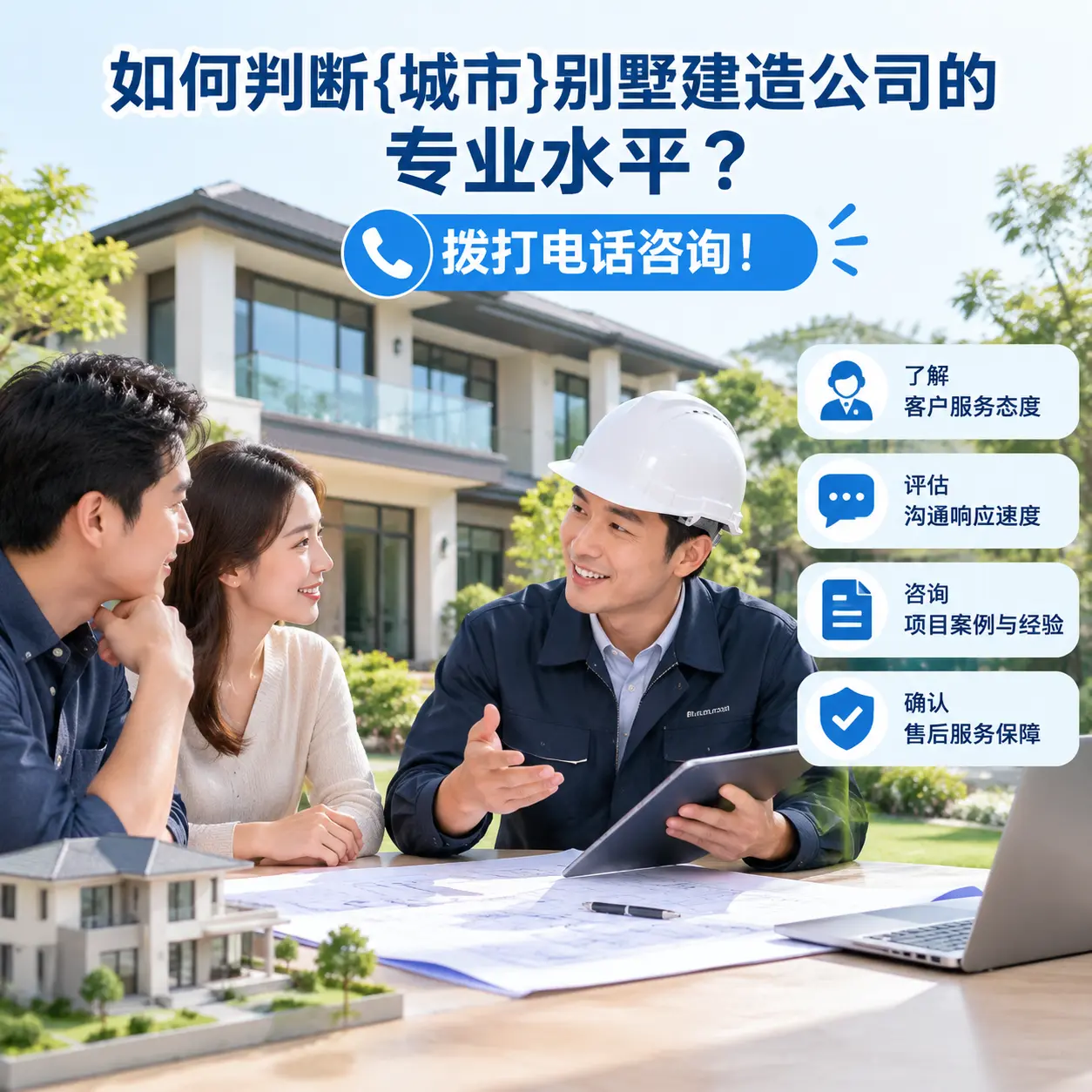 如何判断息烽别墅建造公司的专业水平？拨打电话咨询！